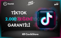 ⭐[GARANTİLİ] TİKTOK 2.000 BEĞENİ⭐