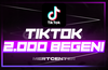 ⭐[GARANTİLİ] TİKTOK 2.000 GERÇEK BEĞENİ⭐