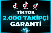 ⭐ GARANTİLİ ⭐ TİKTOK 2.000 GERÇEK TAKİPÇİ ⭐