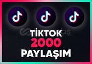 ⚡ [ GARANTİLİ ] TİKTOK 2000 VİDEO PAYLAŞIM ⚡