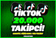 ⭐ [ GARANTİLİ ]TİKTOK 20000 ADET TAKİPÇİ ⭐