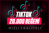 ⭐[GARANTİLİ] TİKTOK 20.000 GERÇEK BEĞENİ⭐