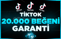 ⭐ GARANTİLİ ⭐ TİKTOK 20.000 GERÇEK BEĞENİ ⭐