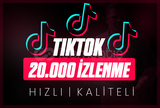 ⭐[GARANTİLİ] TİKTOK 20.000 GERÇEK İZLENME⭐