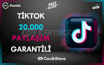 ⭐️[GARANTİLİ] TİKTOK 20.000 VİDEO PAYLAŞIM⭐️
