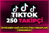 ⭐[GARANTİLİ] TİKTOK 250 GERÇEK TAKİPÇİ⭐