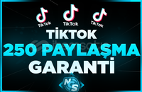 ⭐ GARANTİLİ ⭐ TİKTOK 250 PAYLAŞIM ⭐