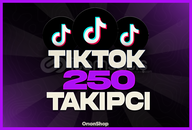 ⭐ GARANTİLİ | TİKTOK 250 TAKİPÇİ