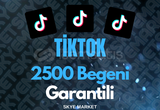 ⭐GARANTİLİ⭐TİKTOK 2500 BEĞENİ⭐