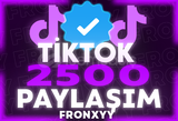 ♻️ GARANTİLİ | TİKTOK 2500 PAYLAŞIM