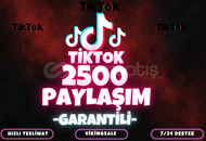 ⭐️[GARANTİLİ] TİKTOK 2500 PAYLAŞIM⭐