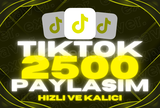 ♻️ GARANTİLİ | TİKTOK 2500 PAYLAŞIM