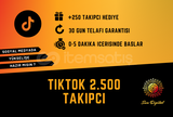 ⭐GARANTİLİ⭐TİKTOK 2.500 TAKİPÇİ⭐