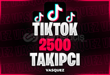 ⭐[ÇALIŞIYOR !]✅ Tiktok +2500 Takipçi⭐