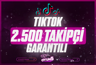 ⭐[Garantili] Tiktok 2.500 Adet Takipçi⭐