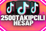 ⭐GARANTİLİ⭐TikTok 2500 Takipçili Hesap⭐