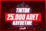 ⭐[Garantili] Tiktok 25.000 Adet Kaydetme⭐
