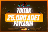 ⭐[Garantili] Tiktok 25.000 Adet Paylaşım⭐