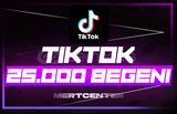 ⭐[GARANTİLİ] TİKTOK 25.000 GERÇEK BEĞENİ⭐