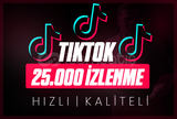 ⭐[GARANTİLİ] TİKTOK 25.000 GERÇEK İZLENME⭐