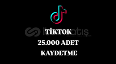 ⭐️[GARANTİLİ] TİKTOK 25.000 KAYDETME