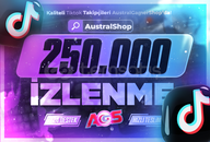 ⭐[GARANTİLİ] TikTok 250.000 İzlenme