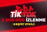 ⭐(Garantili) TikTok 2500000 İzlenme⭐