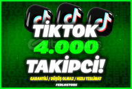⭐ [ GARANTİLİ ]TİKTOK 4000 ADET TAKİPÇİ ⭐