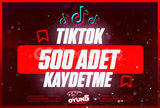 ⭐[Garantili] Tiktok 500 Adet Kaydetme⭐