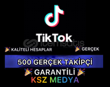 (GARANTİLİ) Tiktok 500 Gerçek Takipçi 