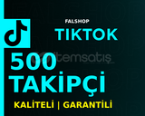 ⭐[GARANTİLİ] TİKTOK 500 GERÇEK TAKİPÇİ ⭐