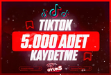 ⭐[Garantili] Tiktok 5.000 Adet Kaydetme⭐