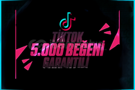 ⭐[GARANTİLİ] TİKTOK 5000 GERÇEK BEĞENİ⭐