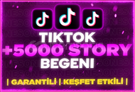 ⭐️[GARANTİLİ] TİKTOK 5000 STORY BEĞENİ⭐️