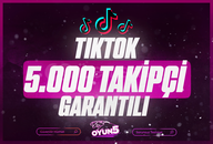 ⭐[Garantili] Tiktok 5.000 Adet Takipçi⭐