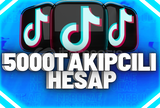 ⭐GARANTİLİ⭐TikTok 5000 Takipçili Hesap⭐