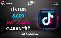 ⭐️[GARANTİLİ] TİKTOK 5.000 VİDEO PAYLAŞIM⭐️