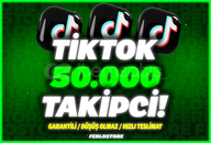 ⭐ [ GARANTİLİ ]TİKTOK 50000 ADET TAKİPÇİ ⭐