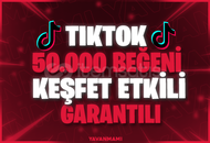 ⚡ [Garantili] TikTok 50.000 Beğeni