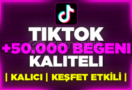 ⭐[GARANTİLİ] TİKTOK 50000 GERÇEK BEĞENİ⭐