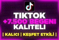 ⭐[GARANTİLİ] TİKTOK 7500 GERÇEK BEĞENİ⭐