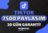 ♻️ GARANTİLİ | TİKTOK 7500 PAYLAŞIM