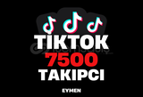 ⭐[GARANTİLİ] Tiktok +7500 Takipçi⭐