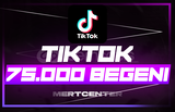 ⭐[GARANTİLİ] TİKTOK 75.000 GERÇEK BEĞENİ⭐