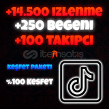 [GARANTİLİ]TIKTOK ORTA KEŞFET PAKET [ANLIK]