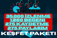 ⭐[Garantili] Tiktok keşfet paketi 