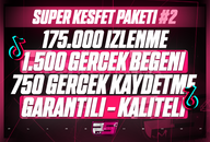 ⭐GARANTİLİ⭐ TIKTOK SUPER PAKET