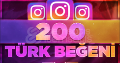 Garantili Türk 200 beğeni