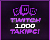 (GARANTİLİ) Twitch 1000 Gerçek Takipçi