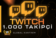 (GARANTİLİ) Twitch 1.000 Gerçek Takipçi